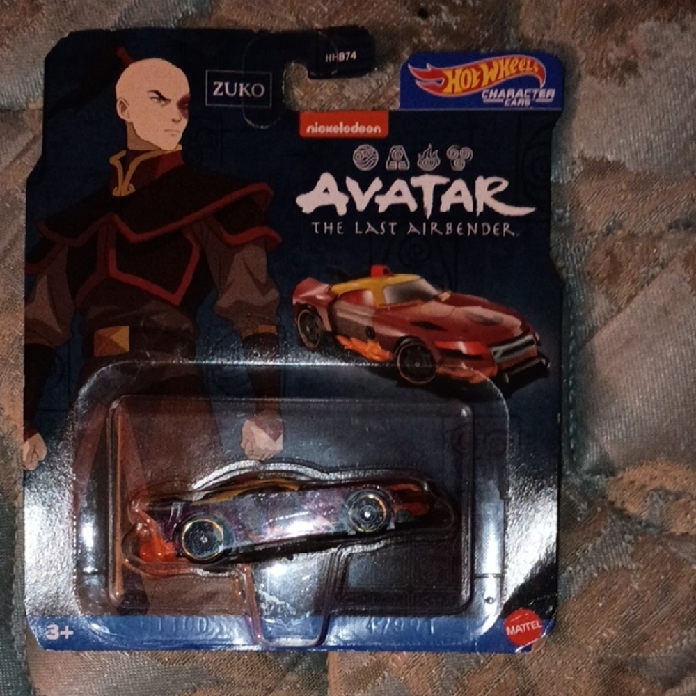 Hot Wheels Avatar Zuko Toy Car - Red